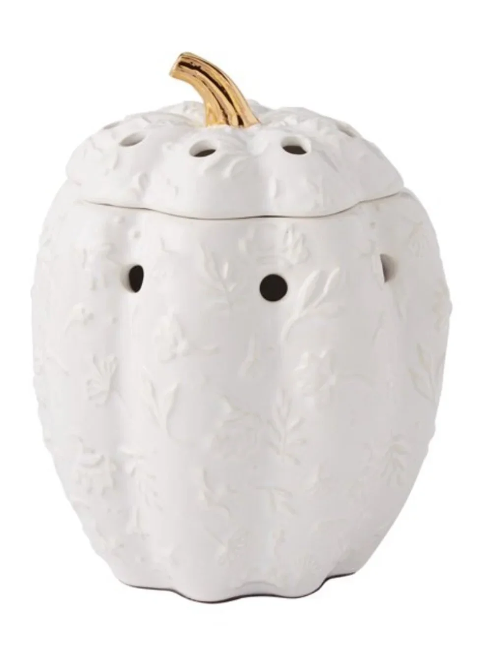 Pioneer Woman White Pumpkin Scented Wax Warmer Fall Thanksgiving Halloween New